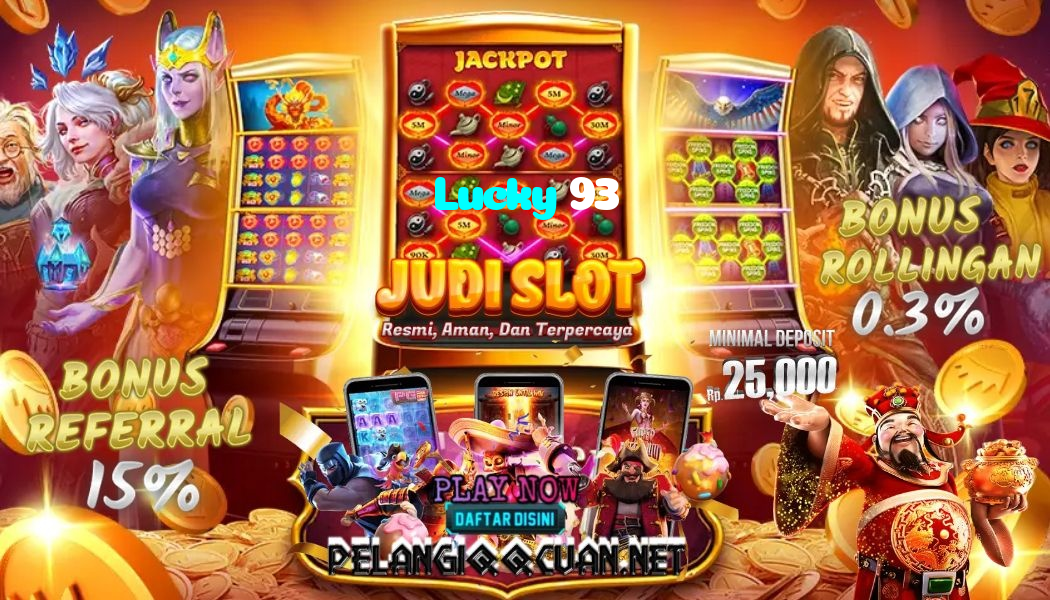 Lucky 93 casino presented on mobile device in Pakistan with slots and live games